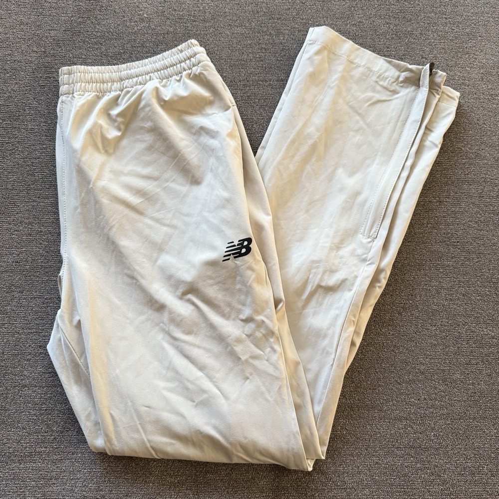 New Balance All Motion Lightweight Joggers Running Bone White Pants Men's Size M